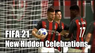 FIFA 21 - Hidden Celebrations - New Kicking the Ball Celebration.