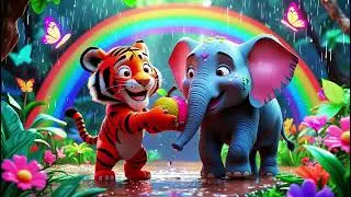🐘🌿 Tiger and Elephant&rsquo;s Jungle Adventure | Fun Animated Jungle Story for Kids