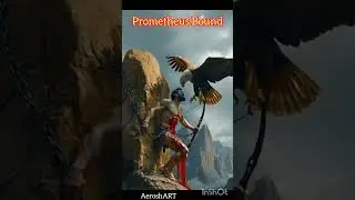 Prometheus Bound; #fire #Greek story #Aeroshart #Prometheus #Titans # Gods