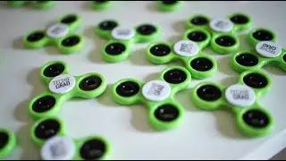 Custom TechieGrad Fidget Spinners! (Giveaway)