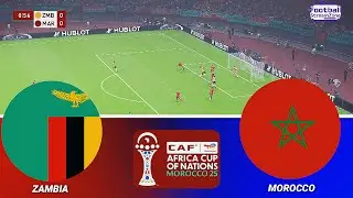 🔴 زامبيا ضد المغرب – كأس الأمم الإفريقية 2025 | المباراة كاملة وجميع الأهداف | أسلوب لعب PES 21