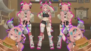 [MMD Hip sway] They added a Dedicated Bone for Thigh and Chest Physics for Varesa!