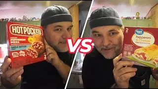 Hot Pockets Pepperoni Pizza vs Great Value Pepperoni & Cheese review