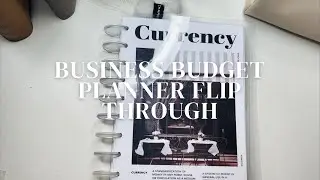 BUSINESS BUDGET PLANNER FLIP THROUGH | CLASSIC HP BUDGET PLANNER | ENTREPRENEUR BUDGET PLANNER