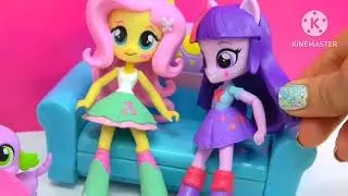 MLP:EG Sesame Street Doll House 2 Cat Puppy Dog Pals Hissy