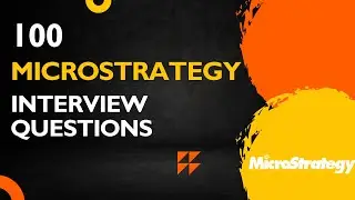 Top 100 MicroStrategy Hands-On Interview Questions & Answers 2025 | Practical BI Tips for All Levels