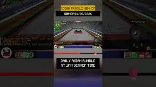 🥊 ASIAN RUMBLE WINNER: 01/26/2026