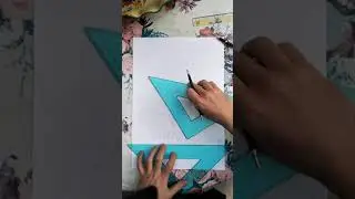 Assonometria Cavaliera di in Prisma a base pentagonale