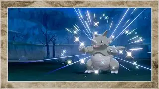Shiny Rhydon in Pok&eacute;mon Sword After 4,015 Strong Spawn Resets! (Rhydon Quest #3)