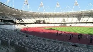London's Olympic stadium ready to welcome athletes