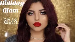 HOLIDAY GLAM MAKEUP TUTORIAL 2018 | Maria Diaz