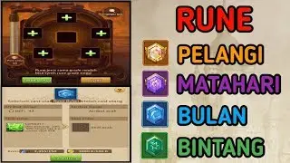 CARA SINTETIS RUNE SAMPE PELANGI DAN GANTI SKILL RUNE - Idle Legends: Ragnarok Saga #14