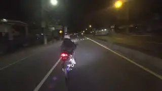 The Gabuts Moge + Ninja LOP..  Bebek DOHC berisik.. Tigerku perdana GASLOP, susah BELOK tp NYODOK..