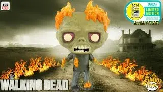 SDCC 2016 Exclusive: The Walking Dead - Burning Walker Funko Pop! Review!