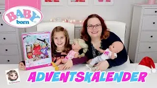 BABY BORN ADVENTSKALENDER 2020 👶 Wir öffnen 24 Türchen und Hannahs Puppen probieren alles an