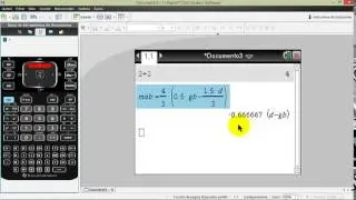 TI NSPIRE CX CAS Definir variables, operar y borrar variables