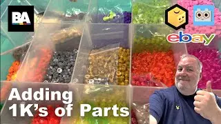 VLOG76 - Uploading 1000's of Parts to Bricklink, Livestreaming, Profitability tracker