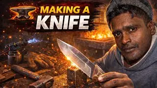 Making A Knife 🔪 || Chaku Banate Hain Step by Step