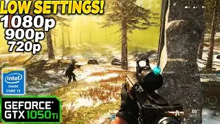 Warzone GTX 1050 Tİ + İ5 10400F 16GB RAM - 1080p 900p 720p Low, Settings