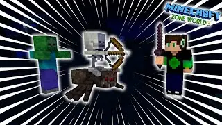 MINECRAFT: ZONE WORLD 3 EPISODIO 3 PELEA CON MOBS! 😱 #minecraft #zoneworld3 #series #videos