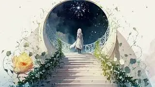 The smile of a lonely star. Piano composition.