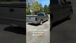 Msd 2-step install on my nitrous Silverado sounds roudy😝 #silverado #msd #nitrousexpress