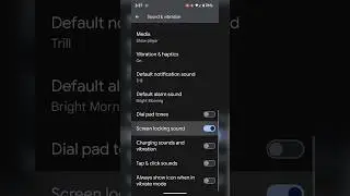 How to Enable/Disable Screen Lock Sound on Google Pixel 7 Pro, 7, 7a, 6 Pro, 6, 6a (Android 14)