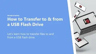 Как перенести данные с USB-флеш-накопителя на компьютер и обратно с помощью Windows 10