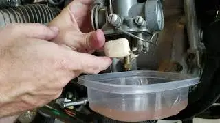 BMW R60/5 Bing type 53 slide carburetor float needle test