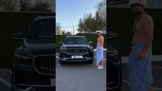 GEELY MONJARO прямиком из бани, где вы еще такое увидите😱 #short #geelymonjaro