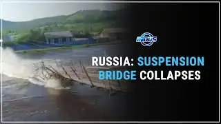 Daily Top News | RUSSIA: SUSPENSION BRIDGE COLLAPSES | Indus News
