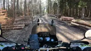 Honda Africa Twin 750, off-road | Pure sound, Onboard [Raw 4k]