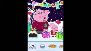 World of Peppa Pig: Decorating with Christmas Stickers! Holiday Fun