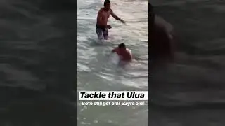 40 pound Ulua in Hawaii waters no gaff needed