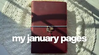my january bullet journal set up for 2026 + scrapbook maximalist aesthetic ✨🍀