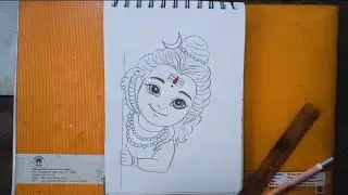 Mahashivratri special Drawing | Lord Shiva Anime style | Cute Mahadev Drawing Easy | Mahadev Drawing