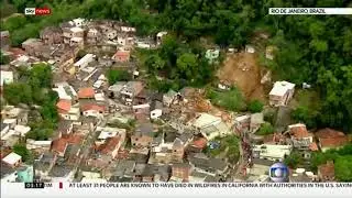 Extreme weather 2018 - Landslide kills 10 (Brazil) - BBC News - November 2018