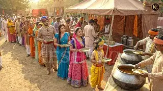 यशोदा मैया और नंद बाबा के साथ बाल कान्हा का भंडारा || यशोमती मईया के नंदलाला | Shre Krishan leela ||
