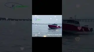 MS Shipbuilding ocean fishing boat, patrol boat, with 250hp*2 outboard engine.Delicious price now!