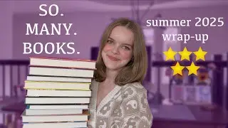 the 20 books i read this season + reading stats | summer 2025 wrap-up 📚