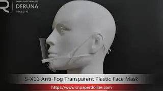 Anti-Fog Transparent Plastic Face Mask(S-X11)