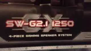 GX Gaming, Genius SW - G2.1 1250 (unboxing)