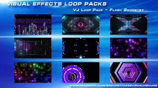 VJ Loop Pack Sk 033 - Flash Geometry [ Skill Arena Co.,Ltd ]