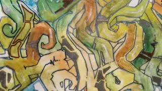 Pintar Metallic Paint Pens - Graffiti Sketch Timelapse
