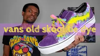 Vans Old Skool Tie Dye Mysterioso On Feet Review (VN0A38G1VMO)