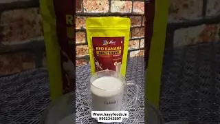 Homemade Red Banana Malt For Babies | Weight Gain Foods | Red Banana Malt | Nendhran Banana Malt