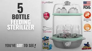 Top 10 Bottle Feeding Sterilizer [2018]: Trumom Electric Steam Sterilizer for 6 Feeding Bottles and