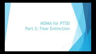 MDMA Therapy for PTSD Part 2: Fear Extinction