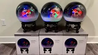 Gemmy Scary Swamp Reaper Crystal Balls (2025 Spirit Ball Remake)