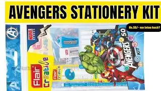 Flair Creative Avenger Stationery Kit Review | ₹50 Budget Stationery Kit | Worth It?